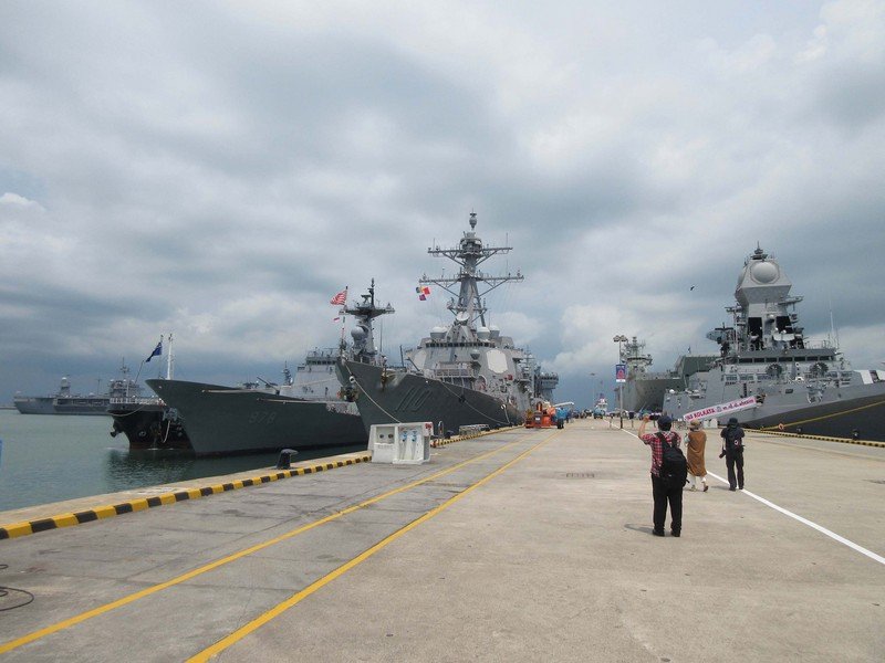 新加坡國際海防展 美日澳艦參展
