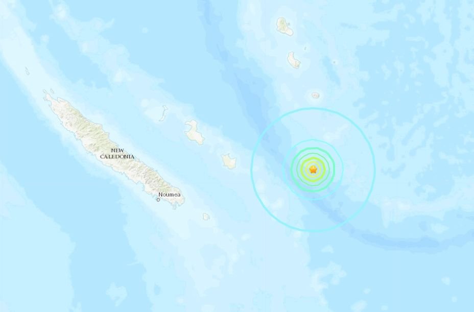地牛翻身 新喀里多尼亞6.8地震