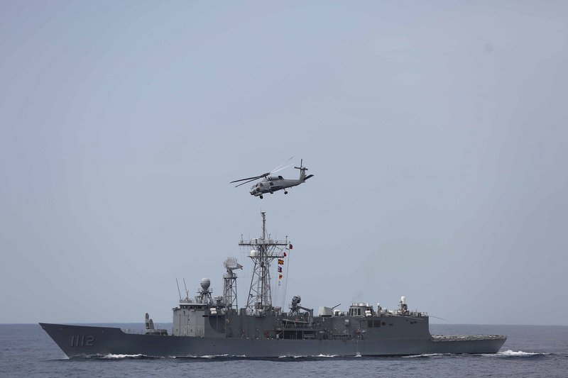22機22艦東部海域實彈射擊 近年最大海上操演