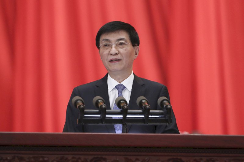 中共二十大／王滬寧擬分管對台 &nbsp;須關注兩制台灣方案是否強化