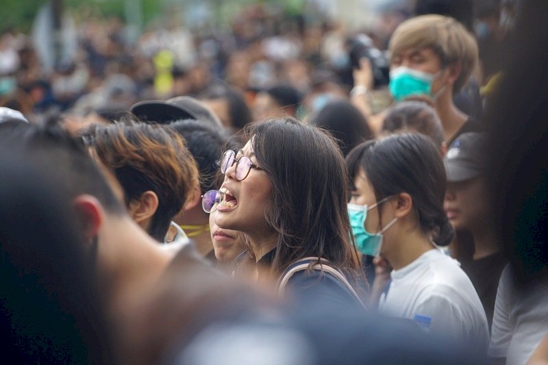 港民再聚集 到特首辦前要林鄭下台撤回修例