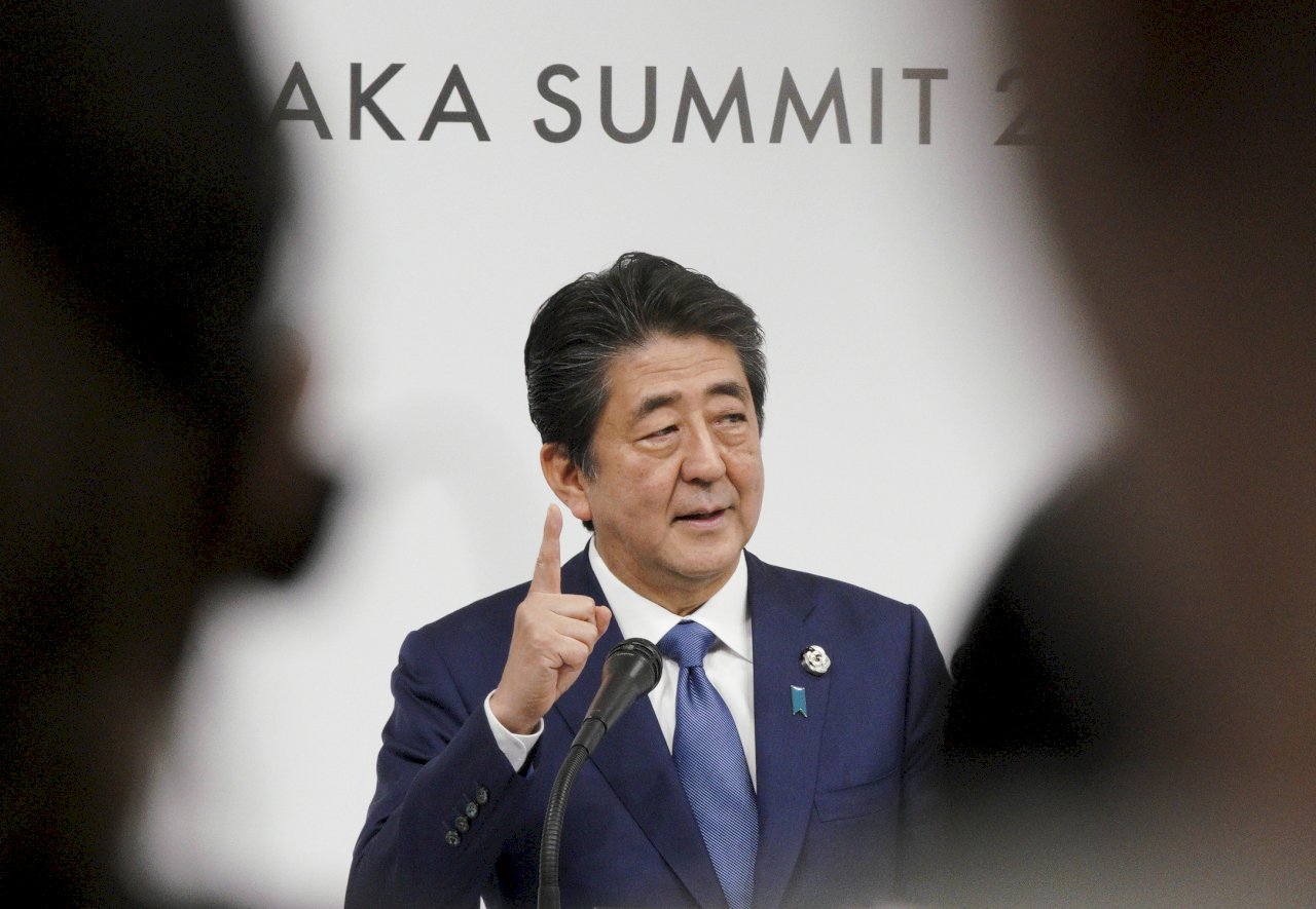 安倍晉三：G20領袖確認自由公平貿易有其必要