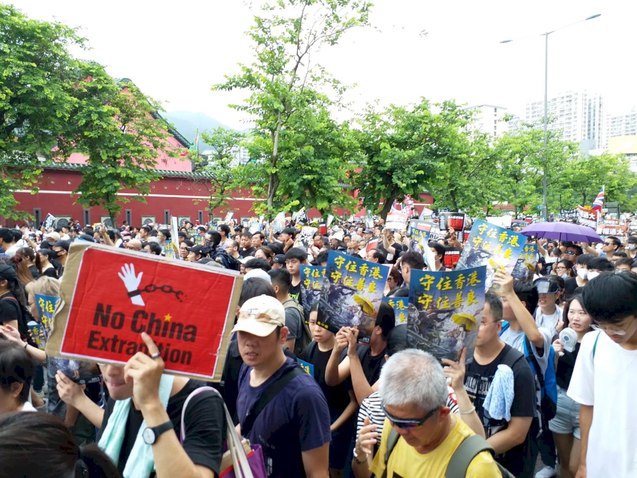 香港反送中警民暴力衝突 民陣強烈擔憂