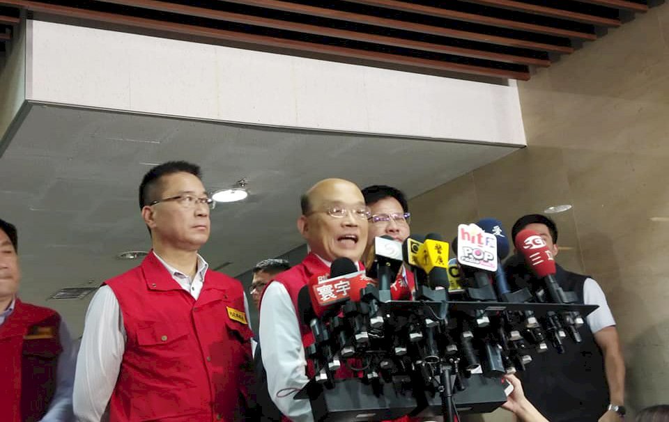 韓國瑜稱兼顧市政與選戰 蘇揆：準備開眼界