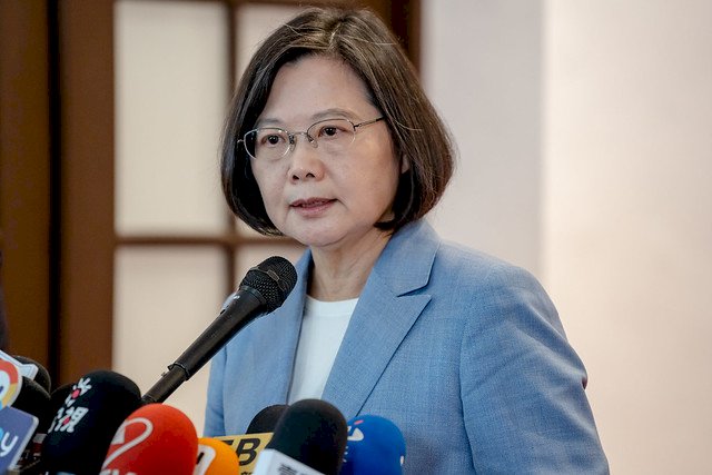 蔡總統：盼今天的台灣可以是明天的香港