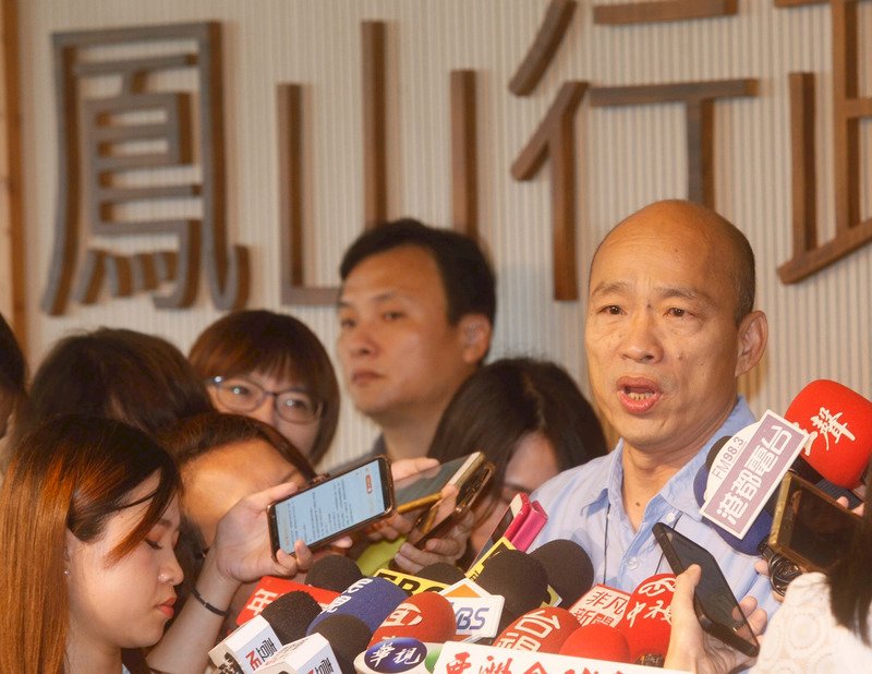 中評委建議戒酒 韓國瑜：絕不會喝醉 一次都不可能