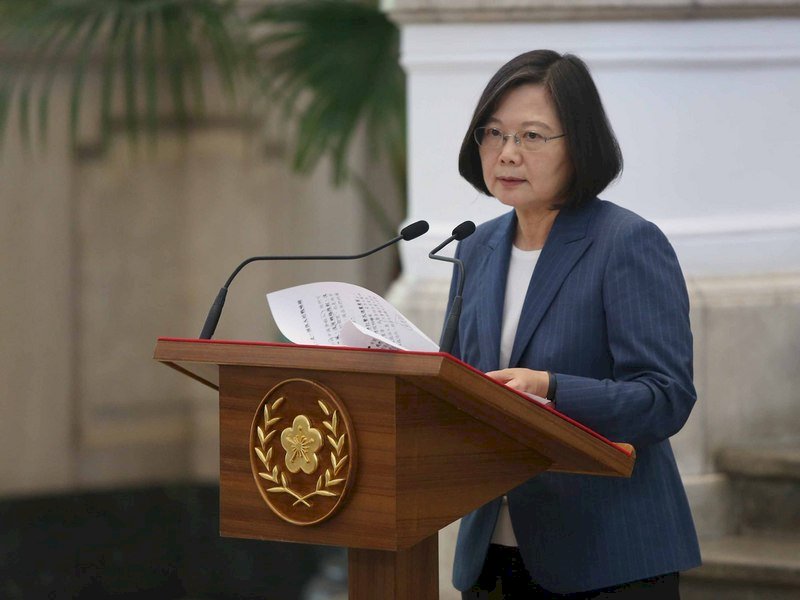 蔡總統：面對打壓 屈服只會失去一切