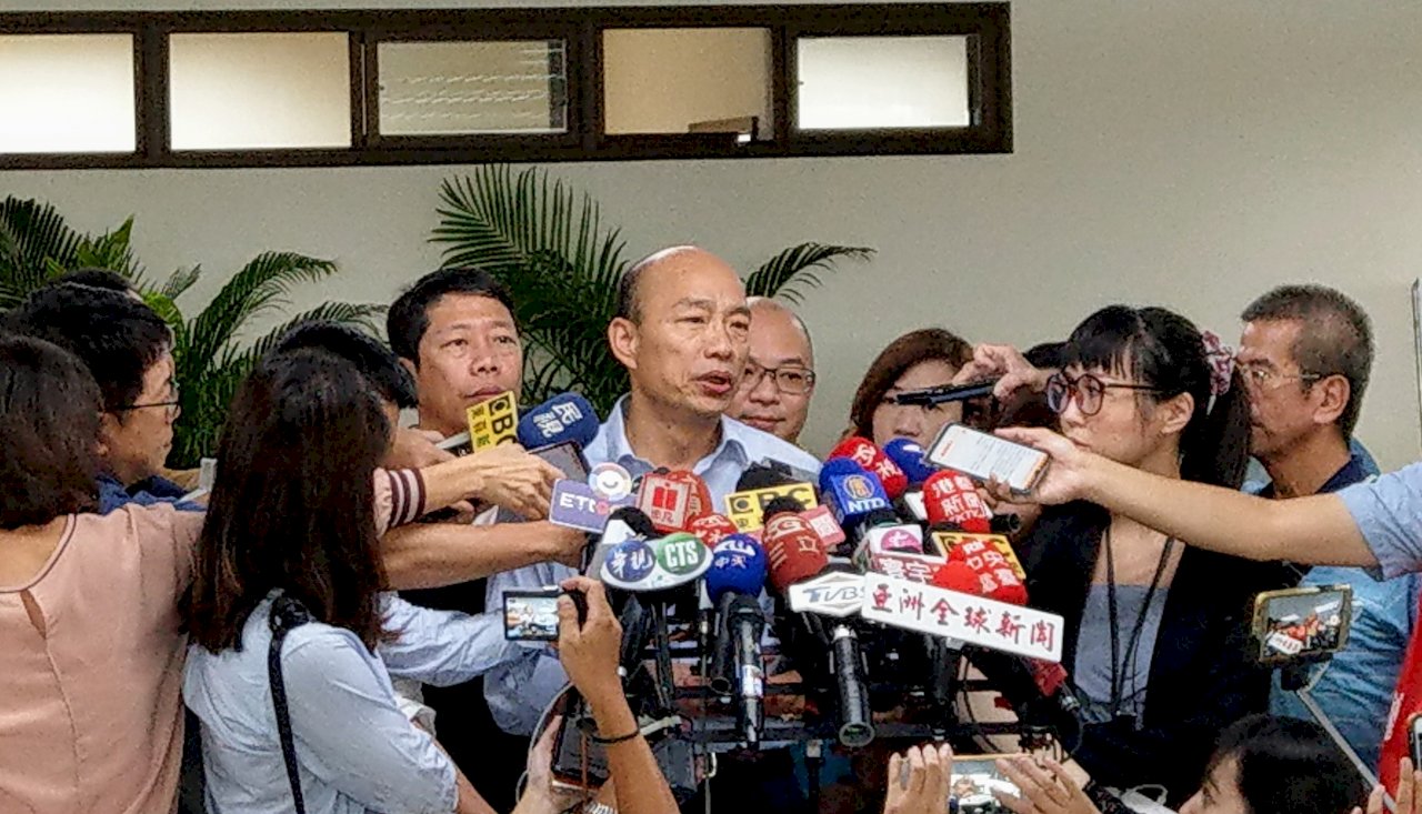 韓國瑜：郭台銘受很多委屈 盼盡快拜訪