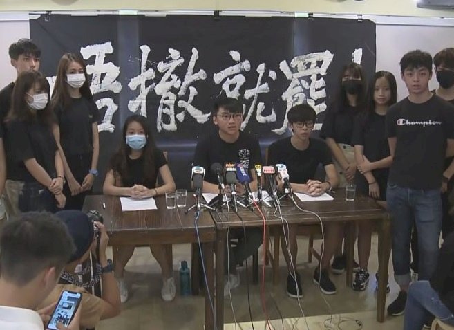 香港中學生罷課反送中 首週約1.6萬人參與