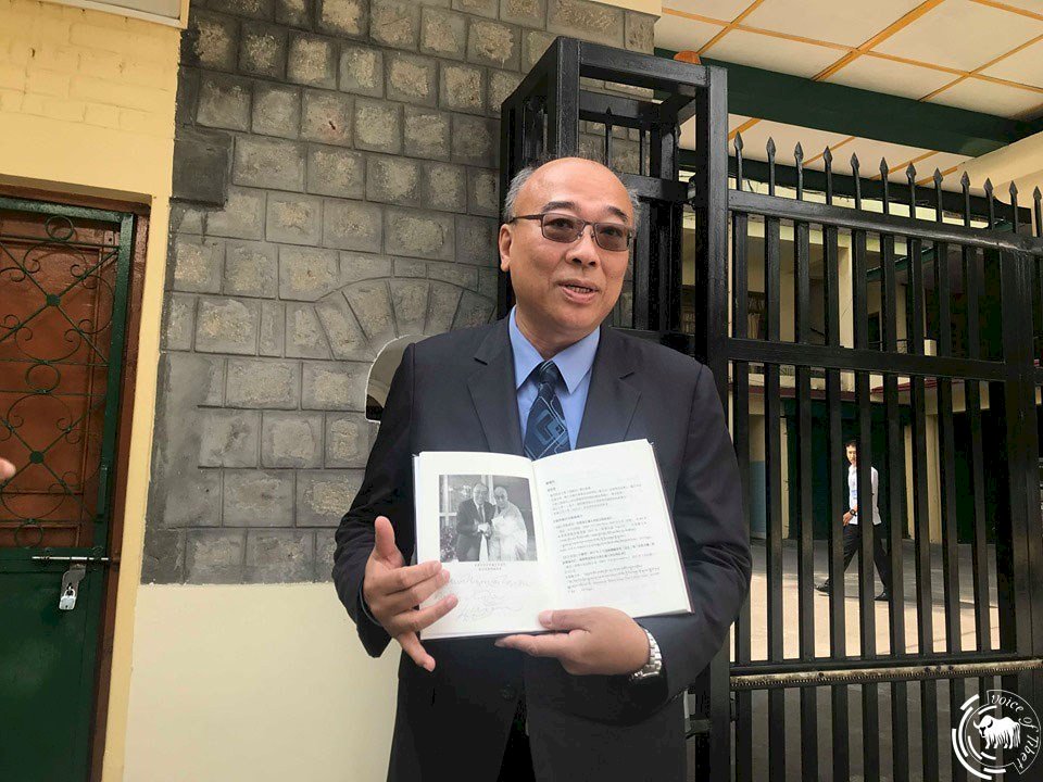 達賴喇嘛接見台學者&nbsp;&nbsp; 為台灣人民祈福
