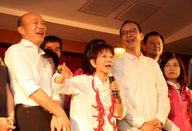 與韓國瑜同台助選 朱立倫：團結才能勝選