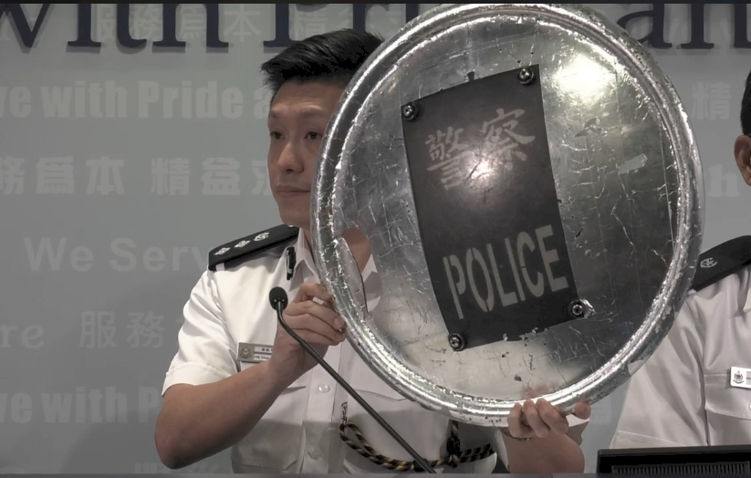 港警宣稱：十一示威非常危險 恐怖主義愈行愈近