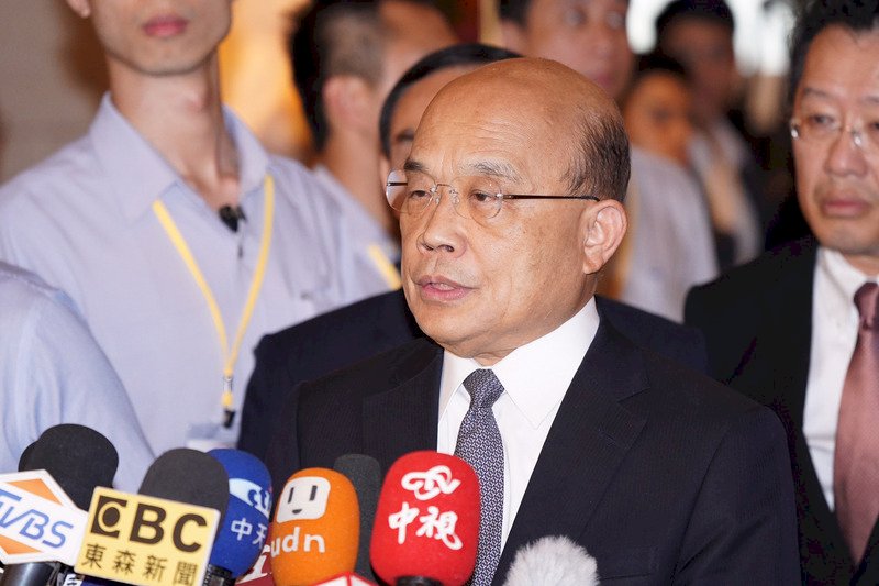 蘇貞昌：政府人民皆守法 跟香港不一樣