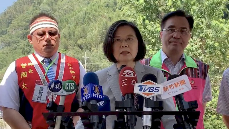 面對中國步步進逼 總統：台灣不能步步退讓