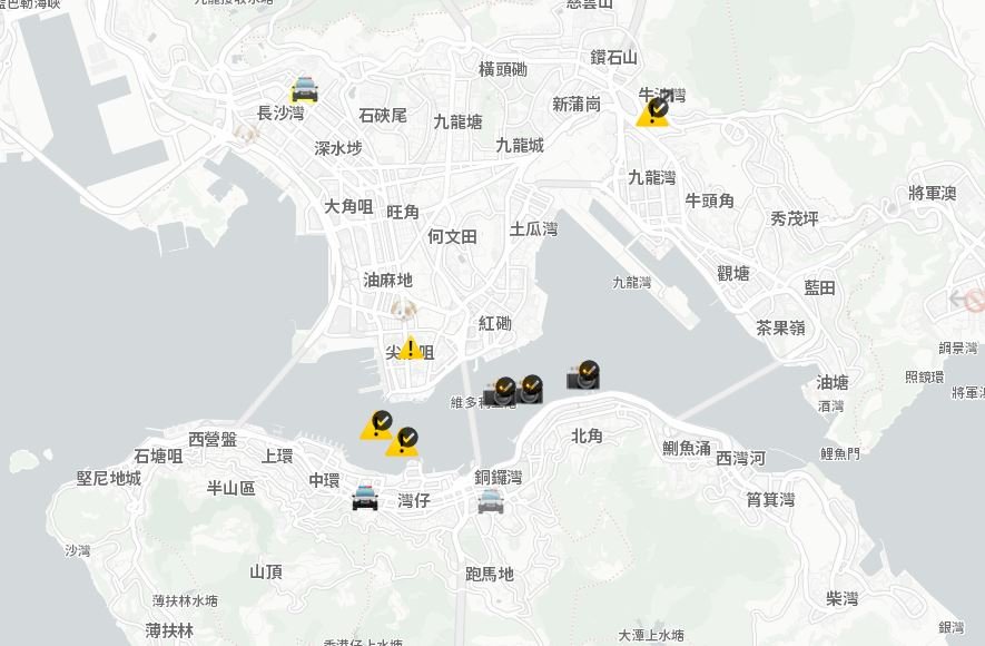 香港示威者愛用app 蘋果HKmap.live下架