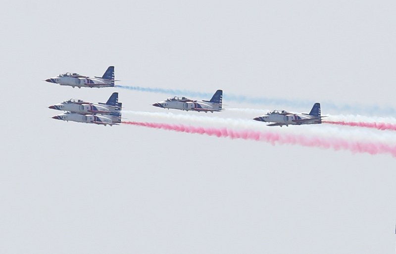 空軍營區開放 雷虎小組AT-3最後一次性能展示