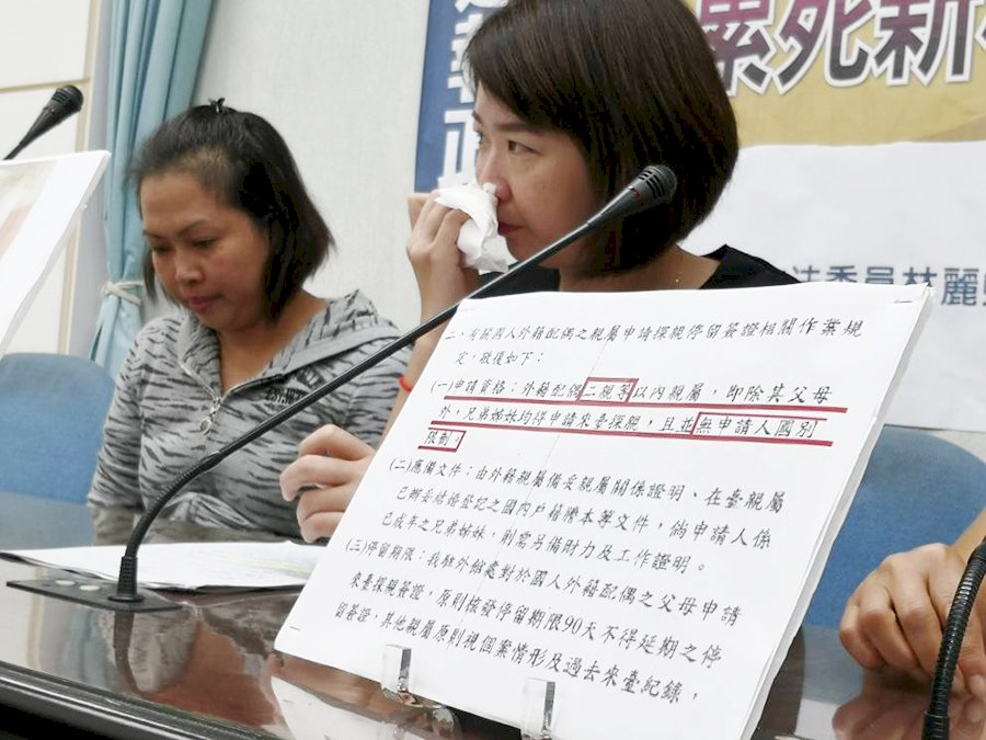 外配家屬申延簽證 外交部：依個案基於人道協助