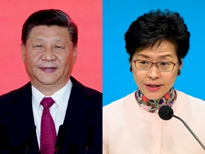 反送中風暴後 習近平林鄭月娥11/5將同台