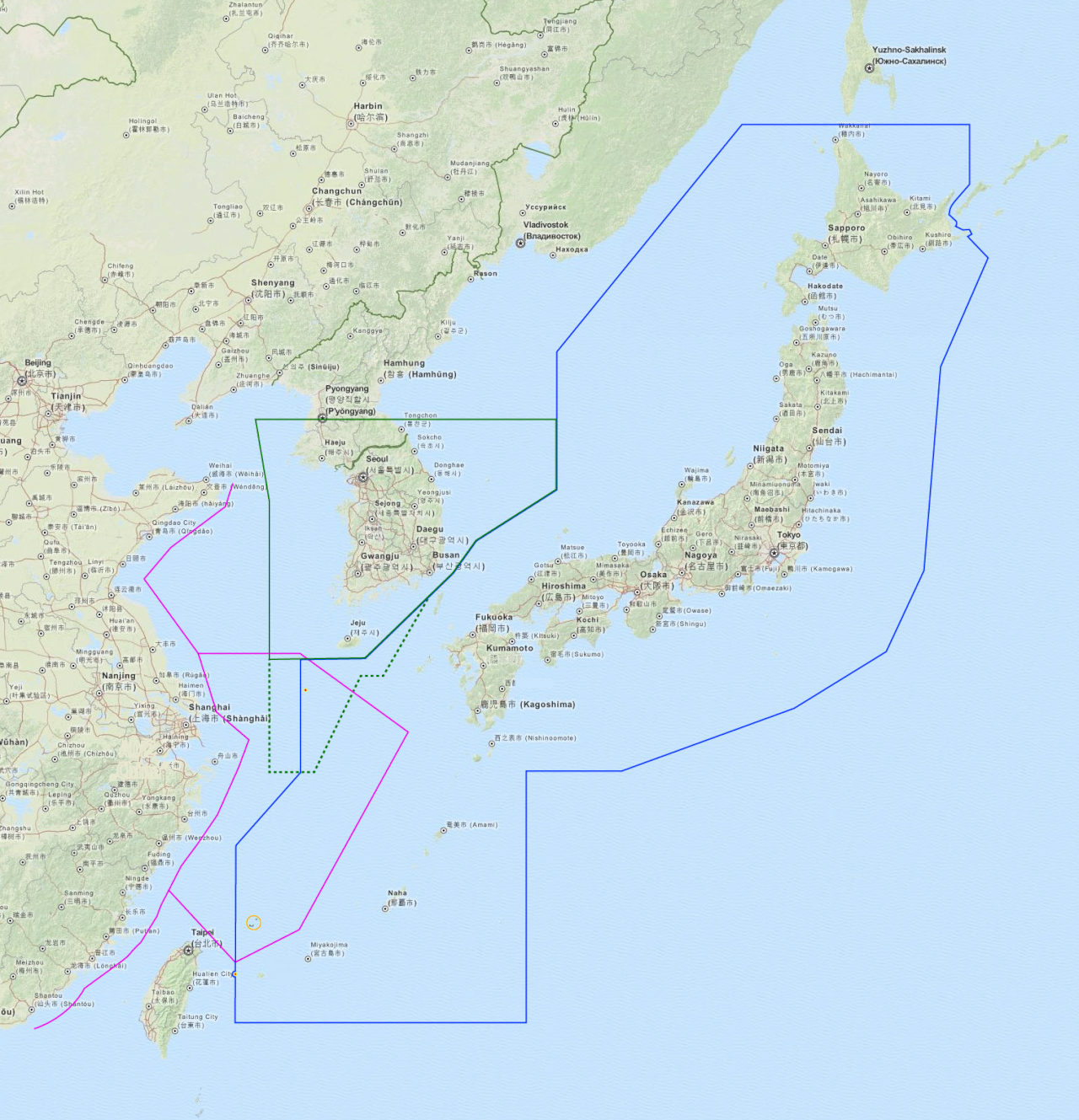 先通報飛行計畫 中國軍機入韓防空識別區引關注