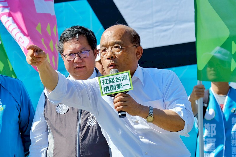 英德配成軍 蘇貞昌：最強組合拚勝選國會過半