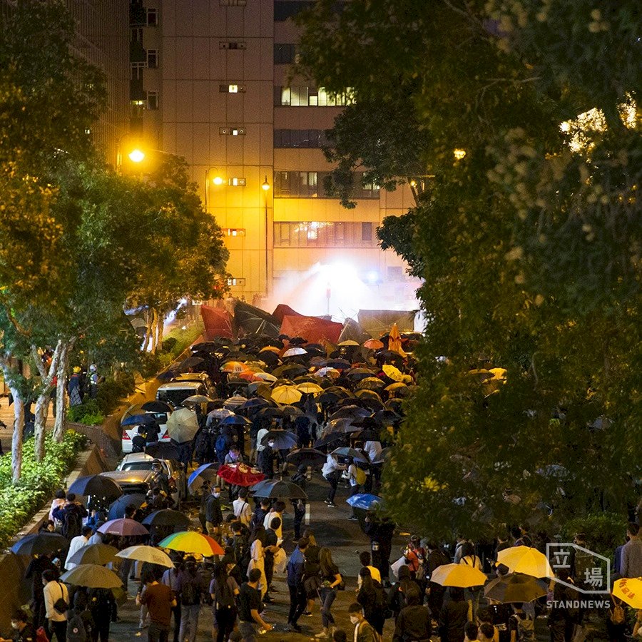 數千示威者圍魏救趙 香港反送中民氣未散