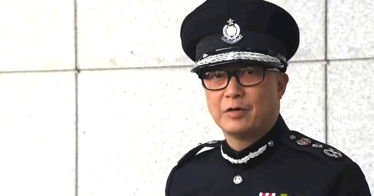 鄧炳強誇港警「亞洲最優秀」  網友回批「警察國家」