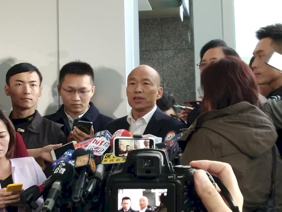 「唯一支持蔡英文」 韓國瑜：假民調滿天飛
