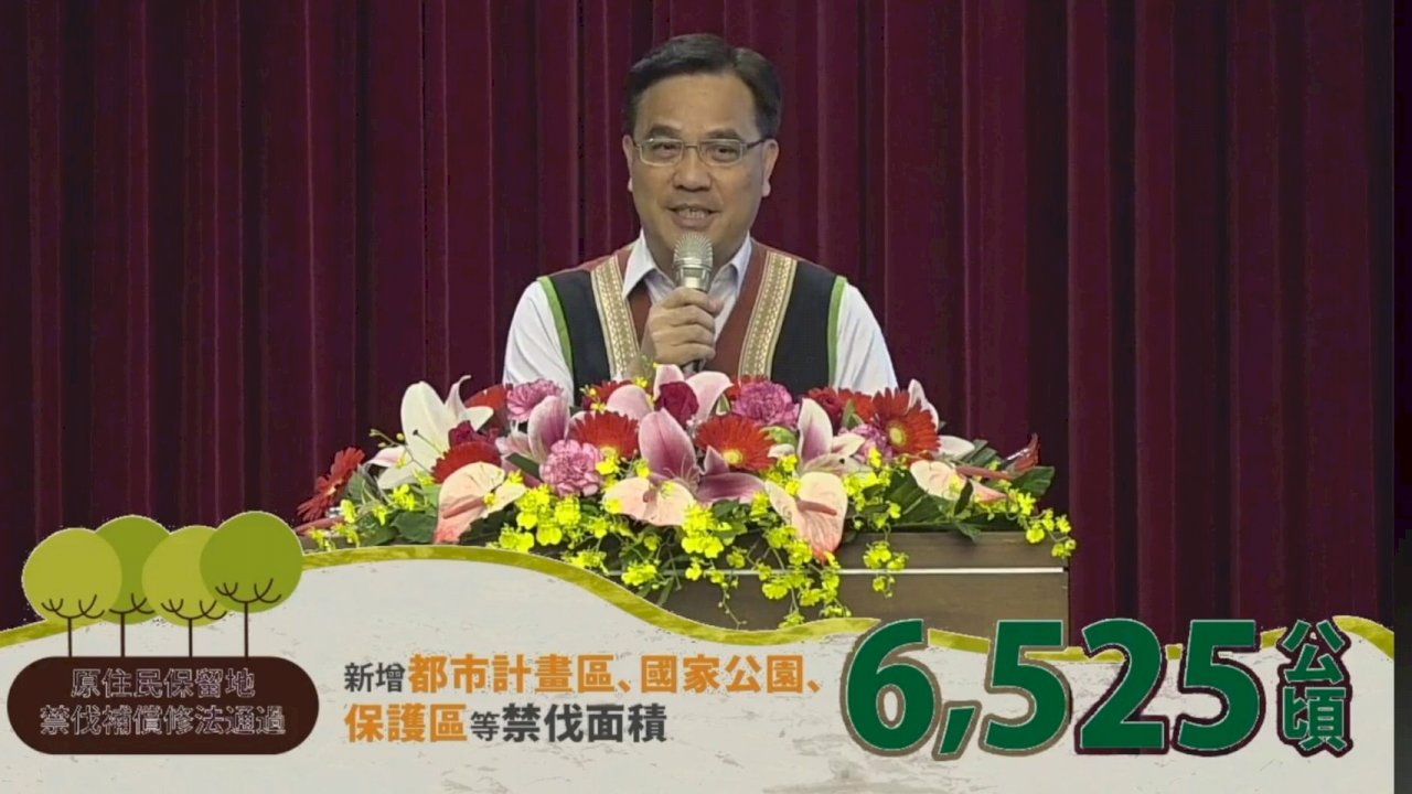 原民保留地禁伐補償 明年增逾6千公頃 受補償族人達4萬