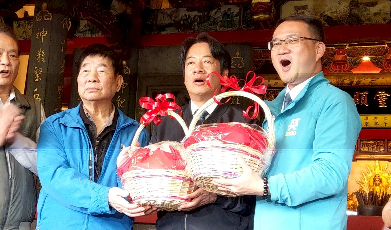 賴清德：對選情有信心但小心 領先也不能大意