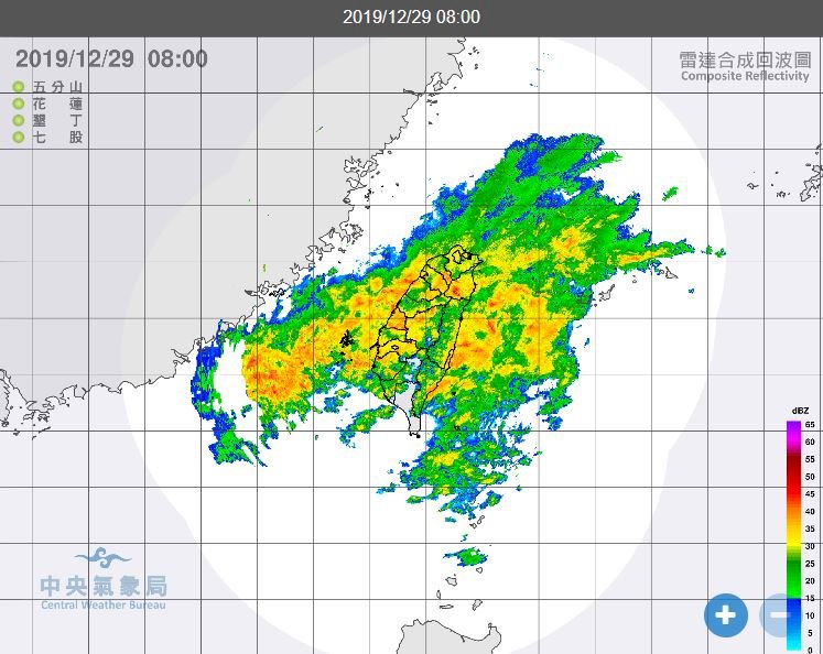 南方雲系北移 各地有雨東半部雨勢大