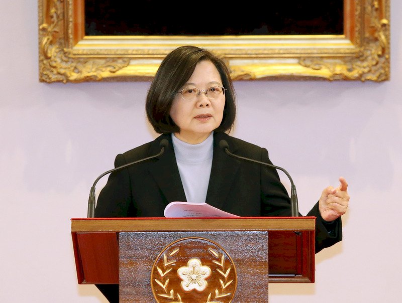 國台辦批反滲透法 蔡總統：解鈴還須繫鈴人