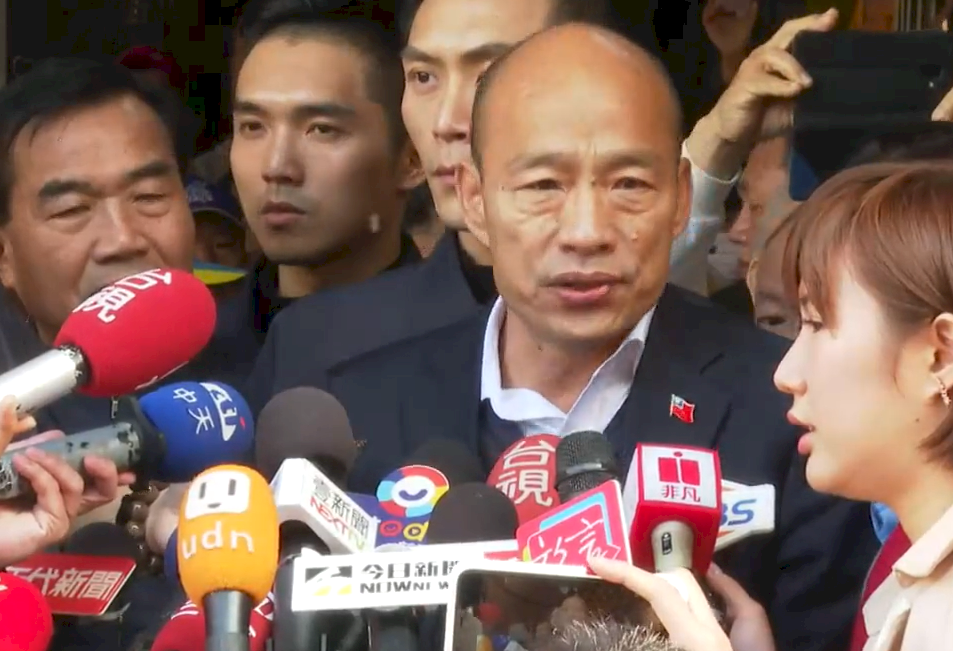 韓國瑜：反滲透法是「鴨霸」惡法 若當選一定重新檢討