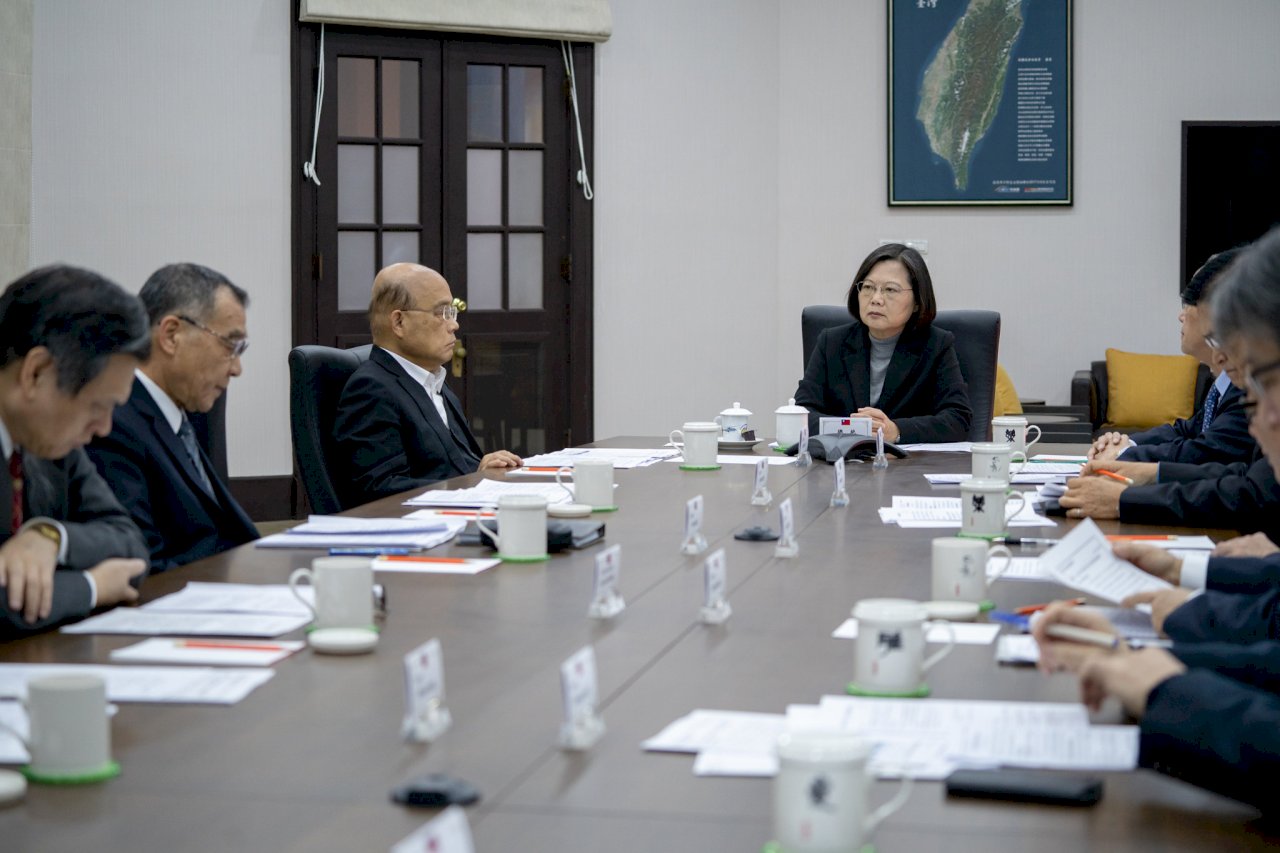 親自召開國安會議 蔡總統：每天都在崗位上