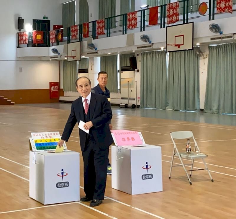 無法投給自己  王金平：沒有遺憾