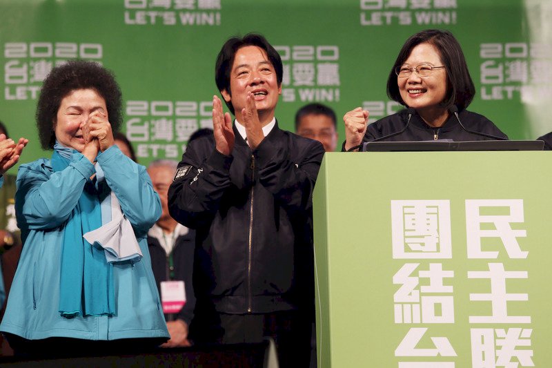 日媒：蔡總統連任 持續守護主權