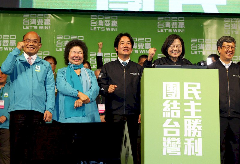 蔡總統成功連任 英國國會友台小組致賀