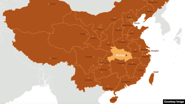 美疫情地圖台灣中國同色 外交部：交涉要求修正