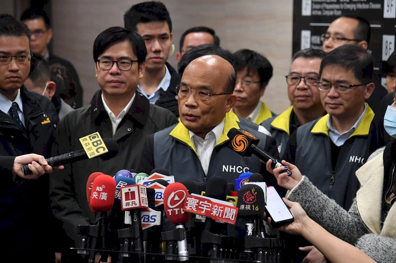 武漢肺炎本土第一例 蘇揆：暫無升級開設必要