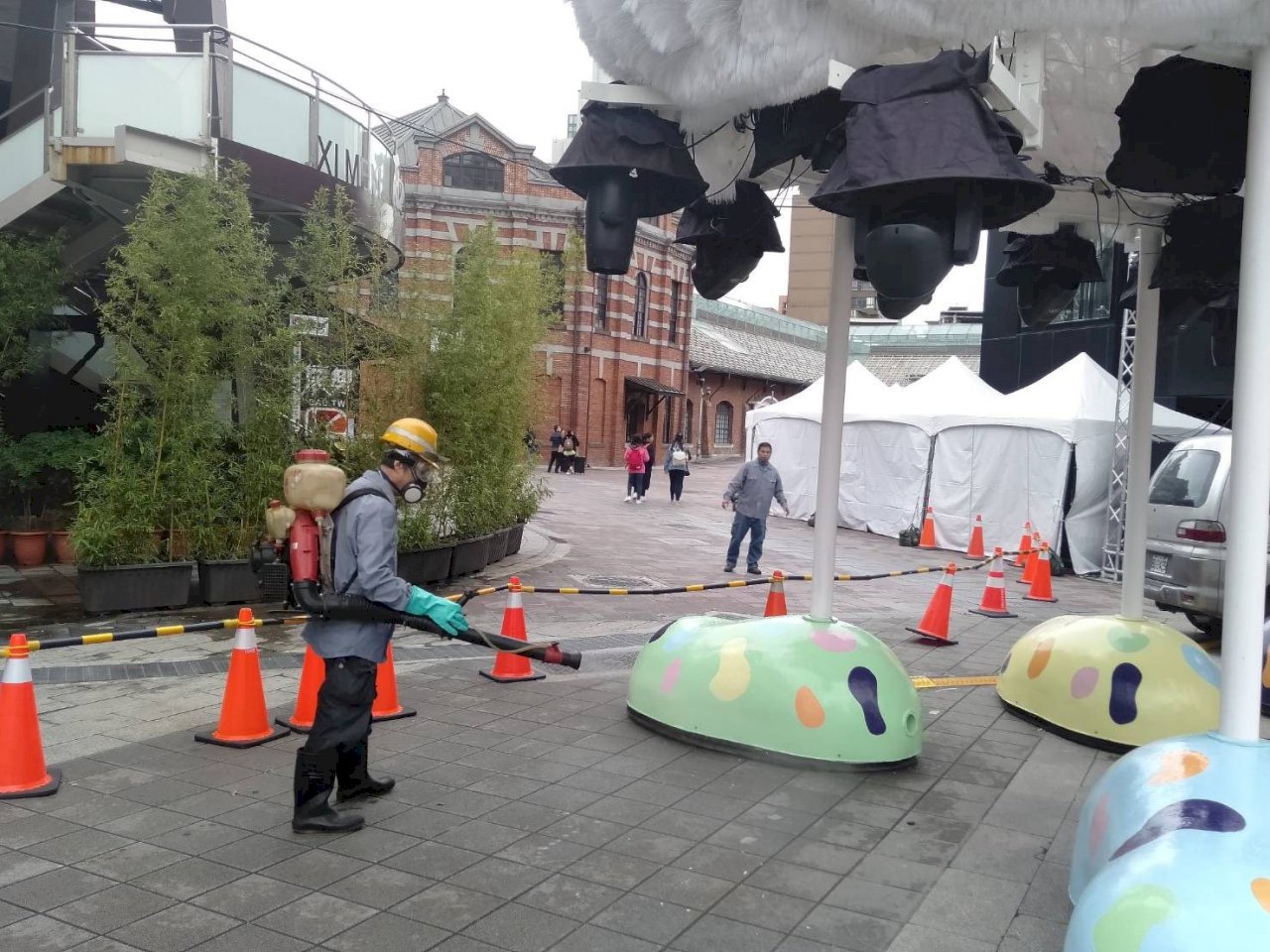 公主號再添武漢肺炎病例 北市全面消毒燈節區域及大型景點