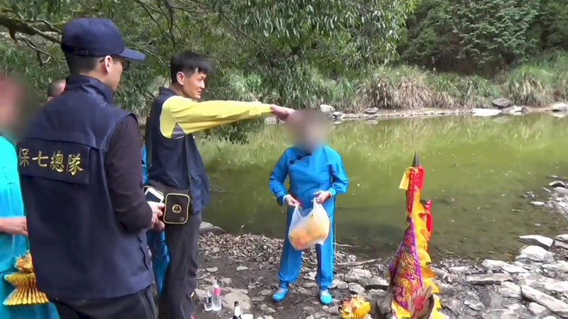 天池畔燒金紙 內政部：加強偵查巡辦