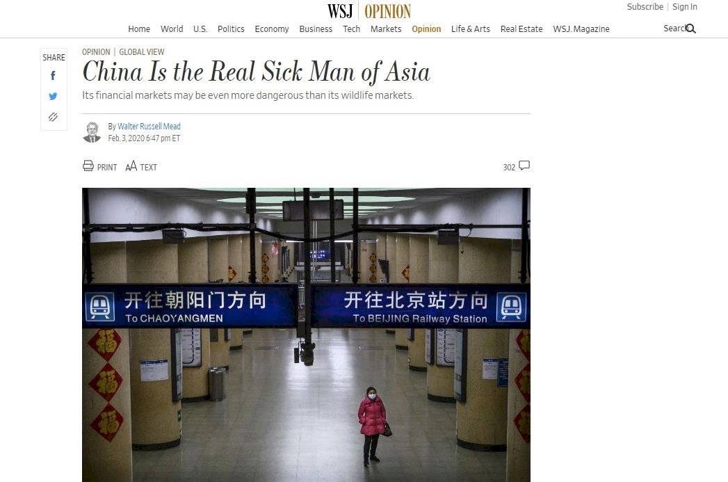 中驅逐美記者 華郵：挑反西方情緒轉移疫情焦點