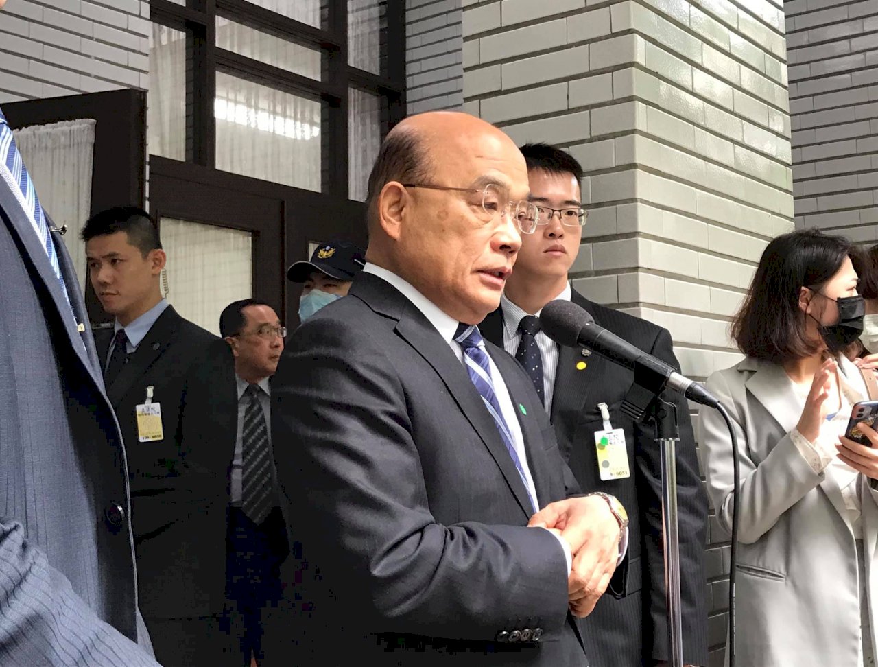 歐美封城防疫 蘇貞昌：台灣不到這種做法
