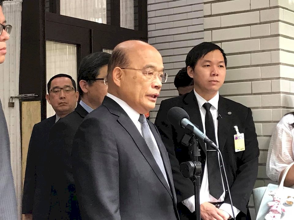 藍控蘇嘉全、蘇震清圖利案 蘇揆：沒有的話不能冤枉