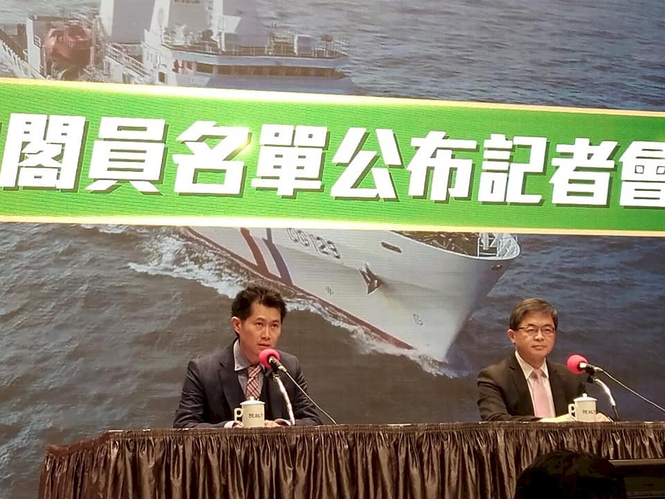 行政院長蘇貞昌新內閣人事完整名單