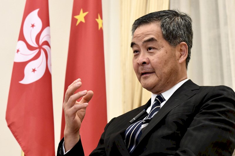 梁振英：提防上百個英澳美加台組織 &nbsp;企圖亂港