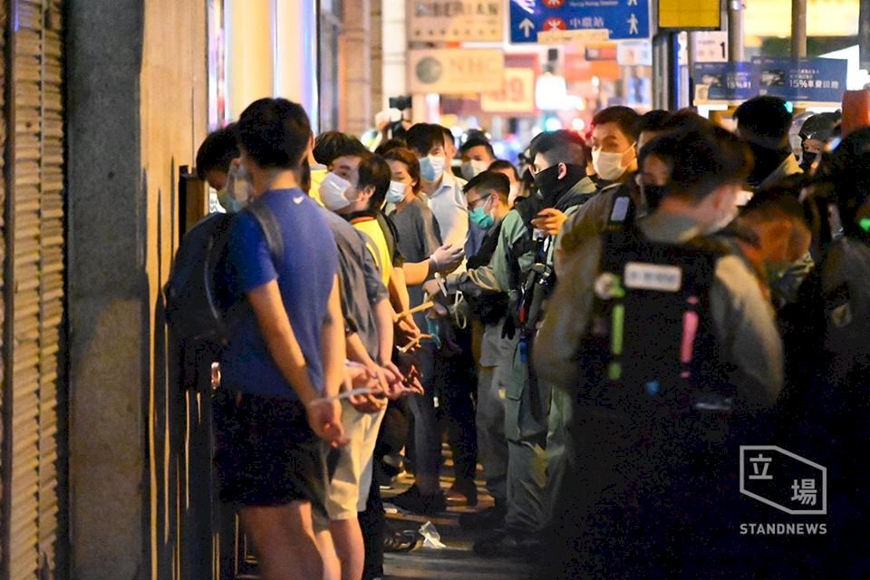 反送中一週年 中環再現示威多人被拘