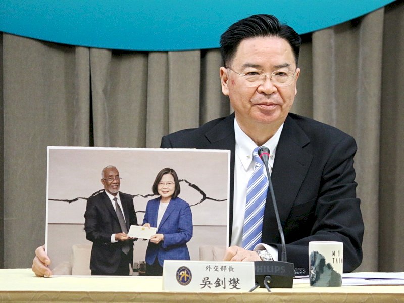 互設官方代表處 吳釗燮：索馬利蘭是實質獨立國家