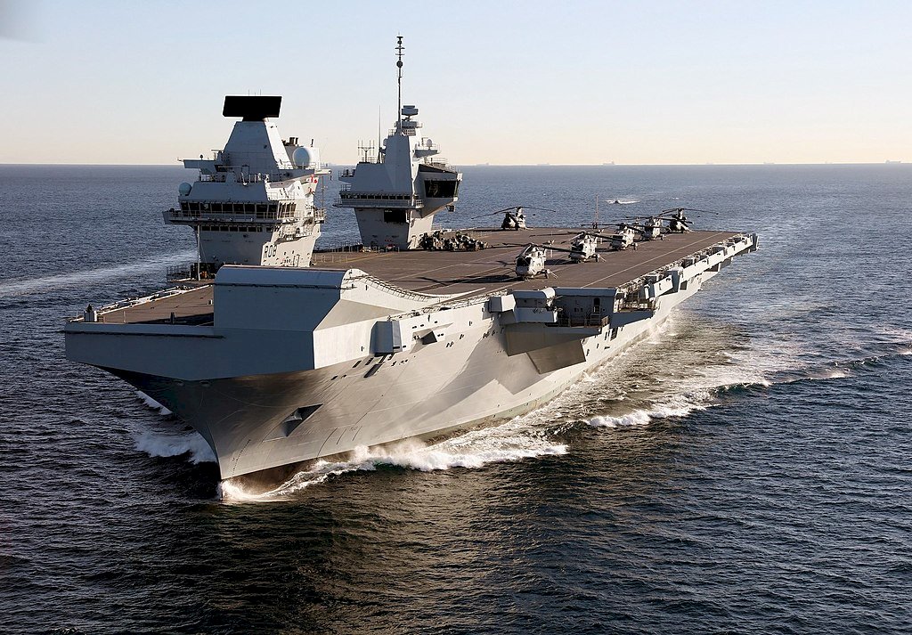 英航艦女王號5月首航 傳避台灣海峽以免激怒中國