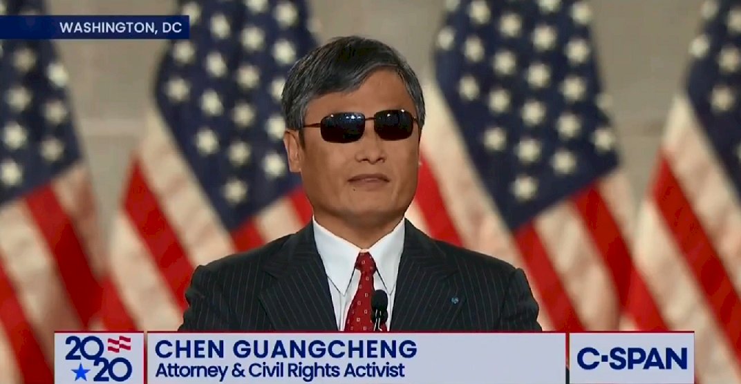 陳光誠呼籲全球共同對抗中共 美總統選情「大局已定」