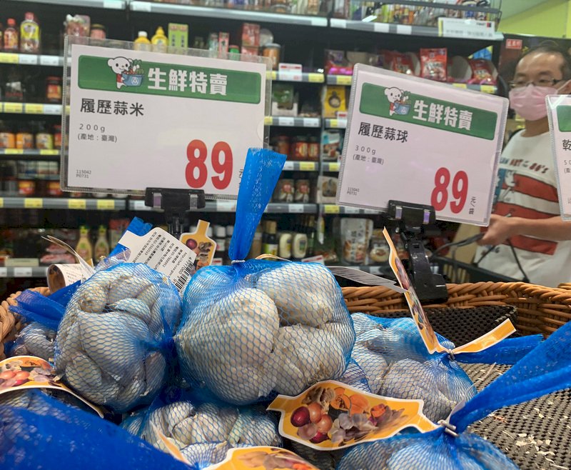 8月CPI連7月負成長 蒜頭價格狂漲近6成